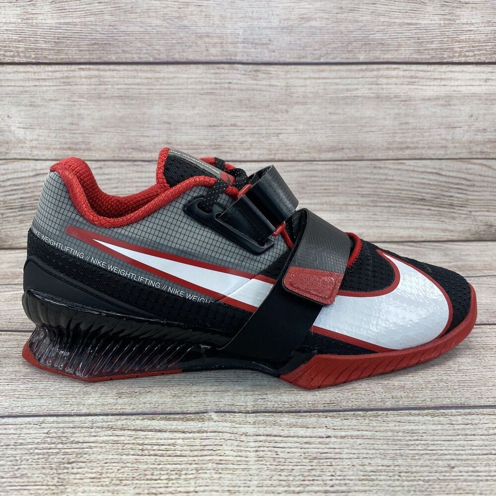 Nike Romaleos 4 Weightlifting Shoes 'Black University Red' Men's Size 6